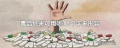 毒品危害可用哪12个字来形容