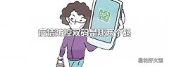 疫情防控双码是哪两个码