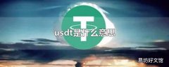 usdt是什么意思