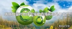 碳排放量对地球气候的直接影响是什么?