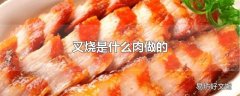 叉烧是什么肉做的