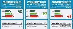 中国能效标识中各种颜色代表什么