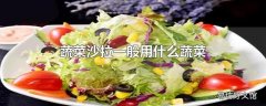 蔬菜沙拉一般用什么蔬菜