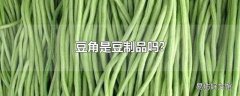 豆角是豆制品吗?