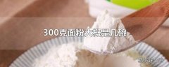 300克面粉大概是几碗