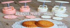 月饼模具75还是100合适