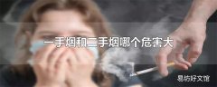 一手烟和二手烟哪个危害大