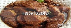 牛肉为什么炖不烂