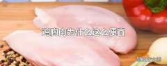 鸡胸肉为什么这么便宜