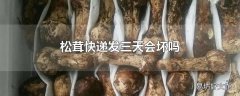 松茸快递发三天会坏吗