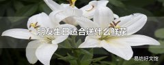 朋友生日适合送什么鲜花