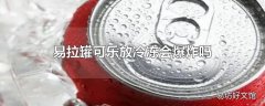 易拉罐可乐放冷冻会爆炸吗