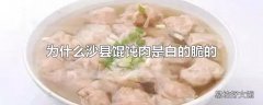 为什么沙县馄饨肉是白的脆的