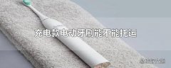 充电款电动牙刷能不能托运