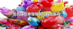 氢气球在家慢慢漏气有危害吗