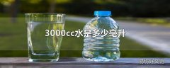 3000cc水是多少毫升