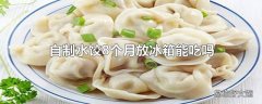 自制水饺8个月放冰箱能吃吗