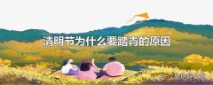 清明节为什么要踏青的原因