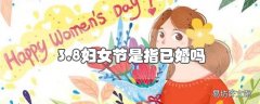 3.8妇女节是指已婚吗