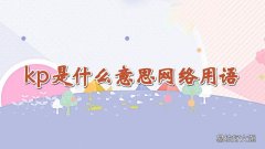 kp是什么意思网络用语