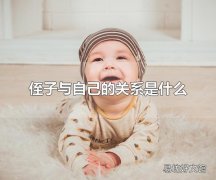 侄子与自己的关系是什么 侄子与自己的关系是叔侄或姑侄关系