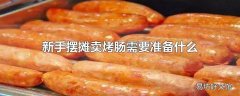 新手摆摊卖烤肠需要准备什么